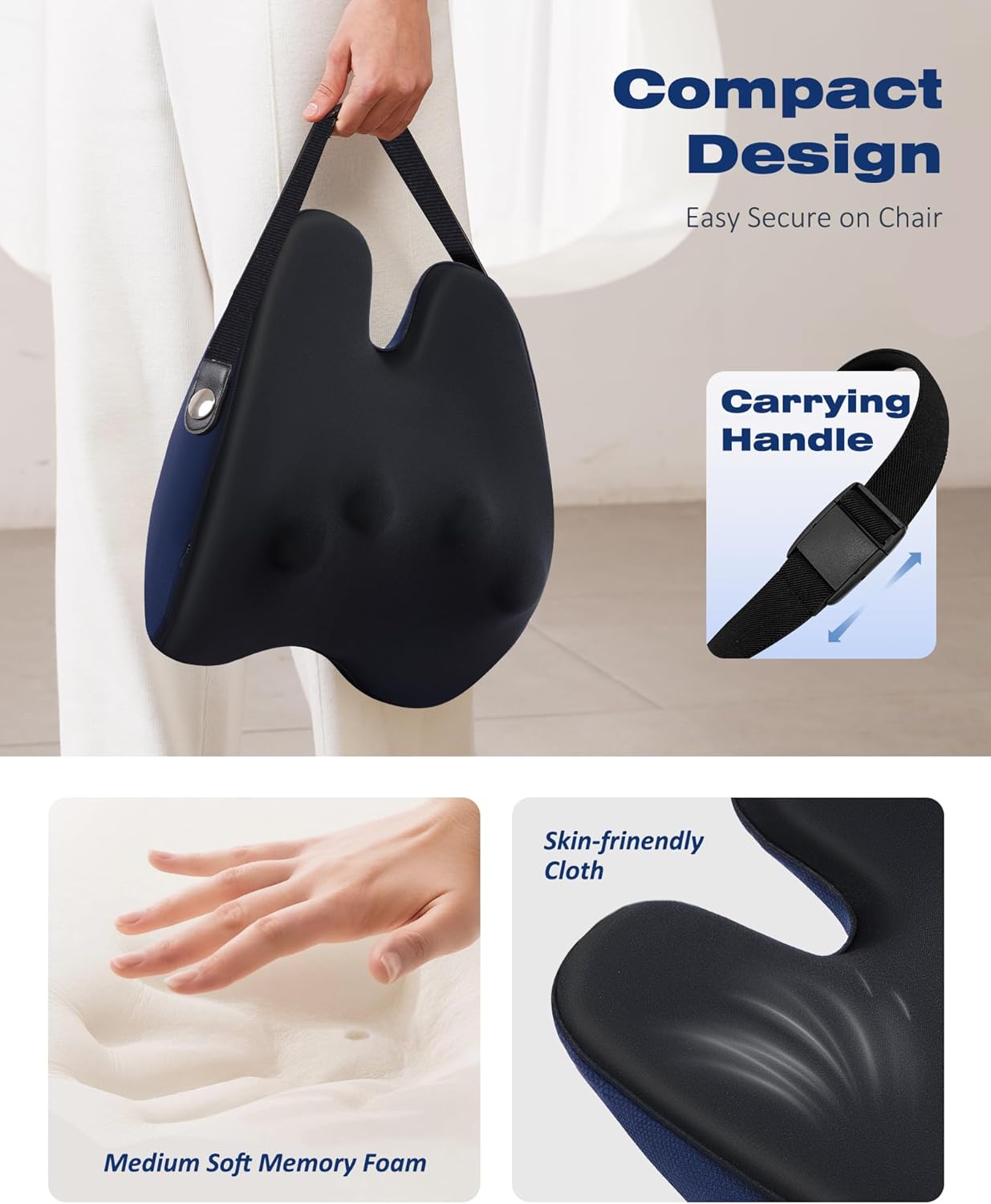 Neck and Back Massager with Heat Deep Kneading Massage Pillow for Lower Back, Shoulder, Gifts for Women & Men